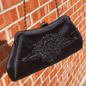 Black vintage purse